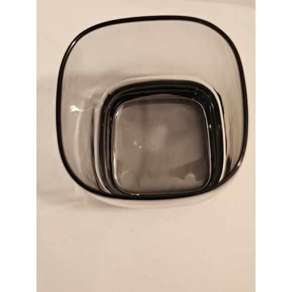 Set Of Four VINTAGE Libbey Carrington Whiskey Glasses Smokey Gray - Picture 5 of 8